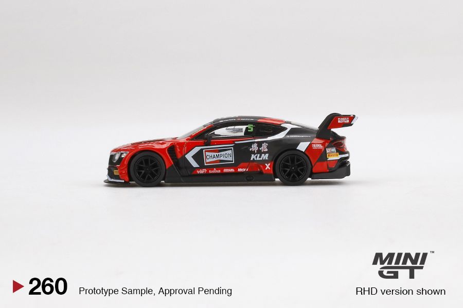 1/64 Mini GT #260 Bentley Continental GT3 #5 CHAMPION 2018 Blancpain GT Asia Limited Edition mgt00260
