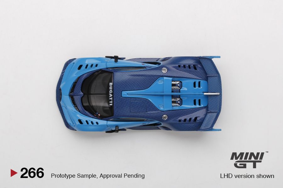 1/64 Mini GT #266 Bugatti Vision Gran Turismo Blue Limited Edition mgt00266