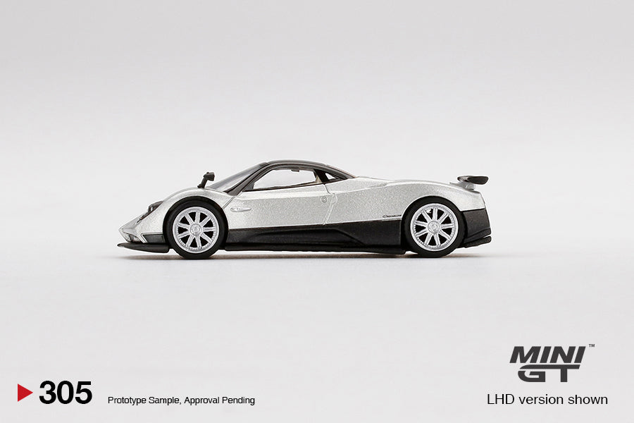 1:64 Mini GT #305 Pagani Zonda F Silver Limited Edition MGT00305