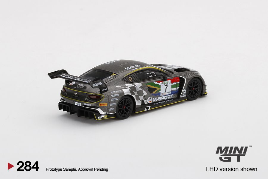 1/64 Mini GT #284 Bentley Continental GT3 #7 M-Sport 2020 Intercontinental GT Challenge Kyalami 9 Hours Limited Edition mgt00284