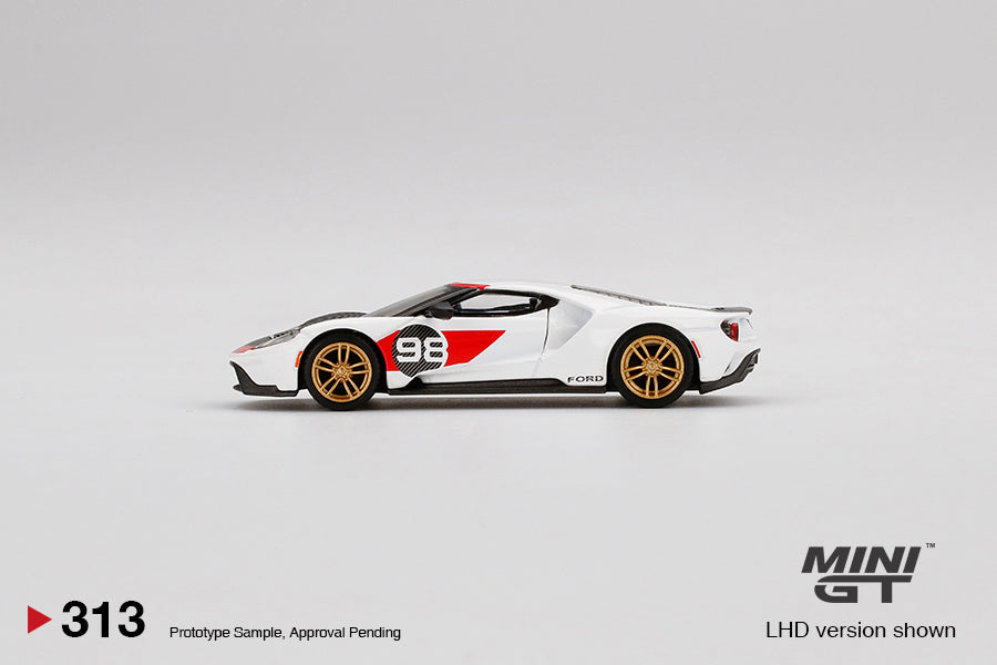 1:64 Mini GT #313 Ford GT 2021 Ken Miles Heritage Limited Edition mgt00313