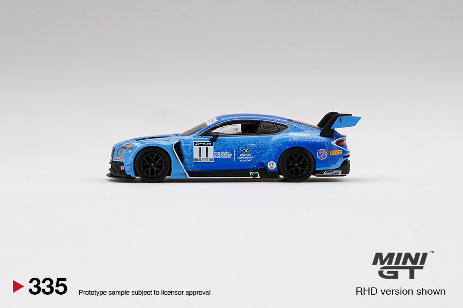 1:64 Mini GT #335 Bentley Continental GT3 #11 Team Parker 2020 Total 24 Hrs of Spa Limited Edition mgt00335