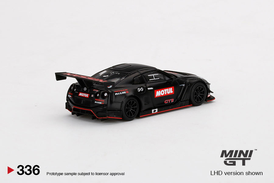 1:64 Mini GT #336 Nissan GT-R Nismo GT3 2018 Test Car Matte Black Limited Edition mgt00336