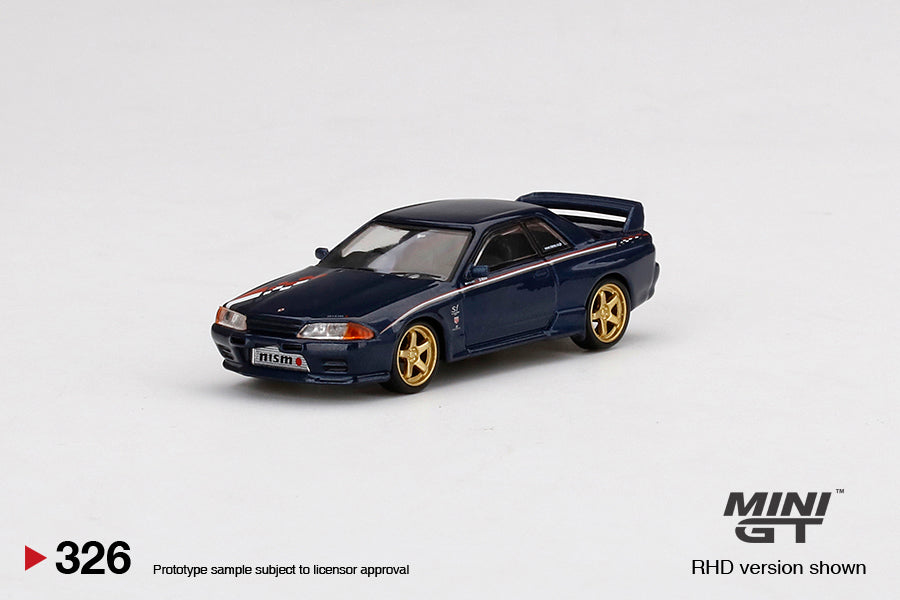 1:64 Mini GT #326 Nissan Skyline GT-R(R32) Nismo S-Tune Dark Blue Limited Edition mgt00326