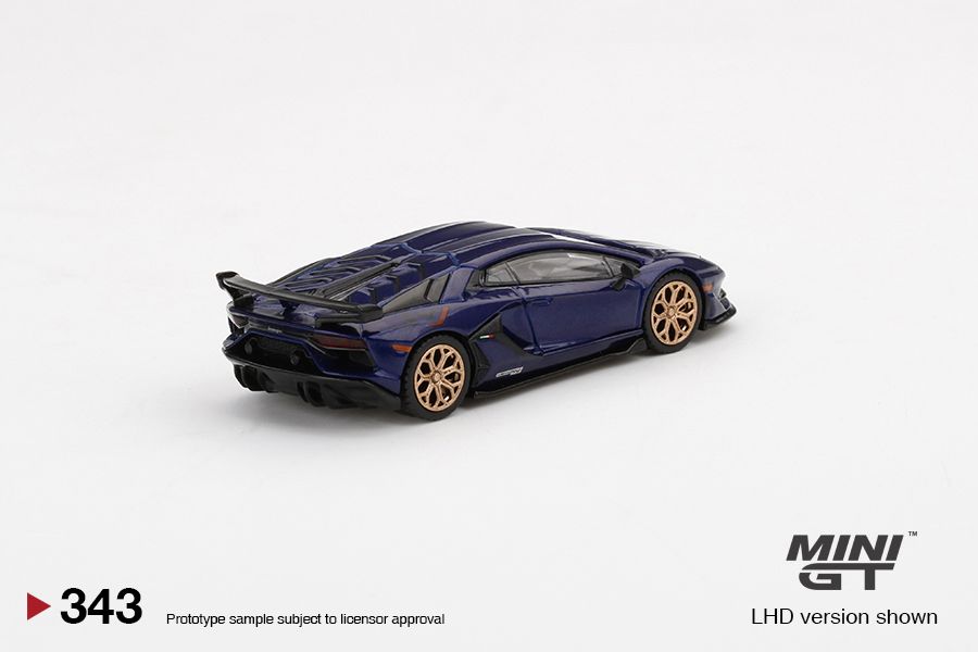 1/64 Mini GT #343 Lamborghini Aventador SVJ Viola Aletheia Limited Edition mgt00343