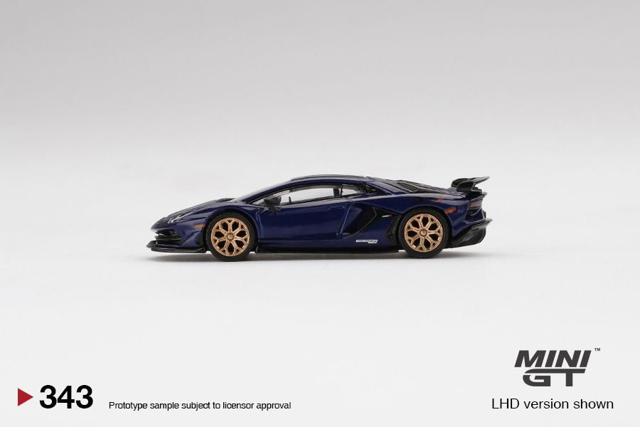 1/64 Mini GT #343 Lamborghini Aventador SVJ Viola Aletheia Limited Edition mgt00343
