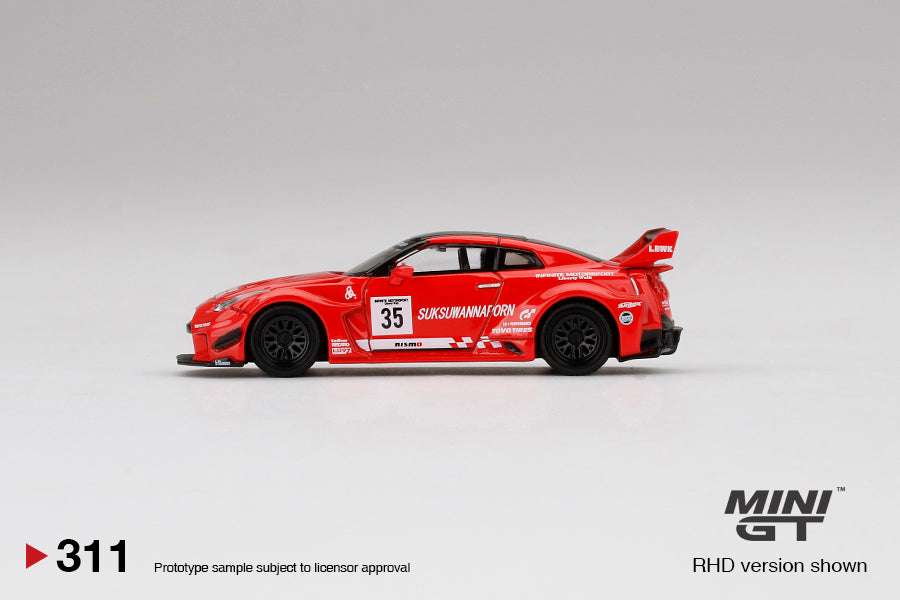 1:64 Mini GT #311 LB-Silhouette WORKS GT NISSAN 35GT-RR Ver.1 Infinite Motorsport Motul Limited Edition mgt00311