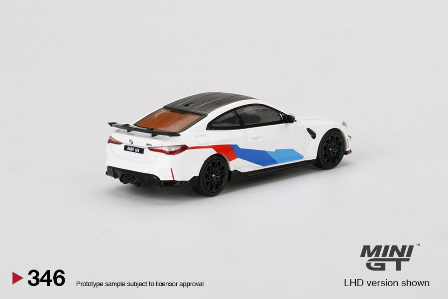 1:64 Mini GT #346 BMW M4 Performance (G82) Alpine White Limited Edition mgt00346