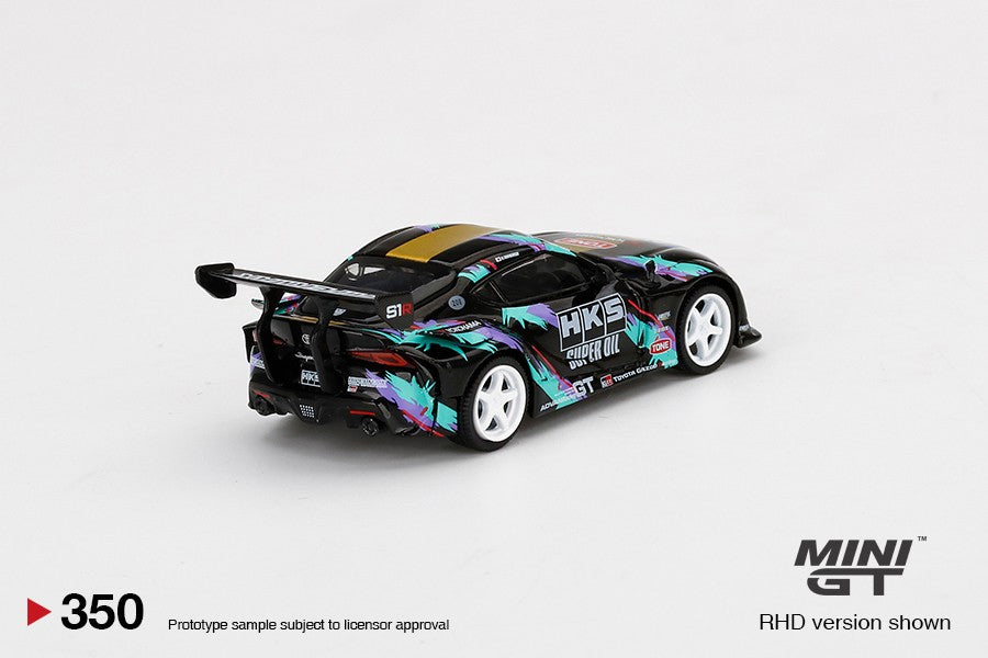 1:64 Mini GT#350 HKS Toyota GR Supra (A90) 2020 Tokyo Auto Salon Limited Edition mgt00350