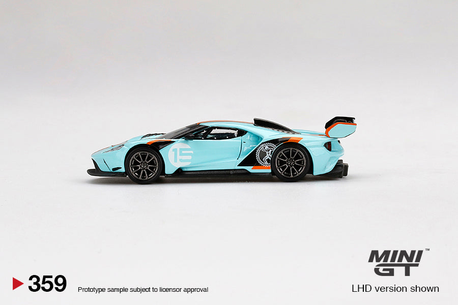 1:64 Mini GT #359 Ford GT MK II #15 Blue Orange Limited Edition MGT00359