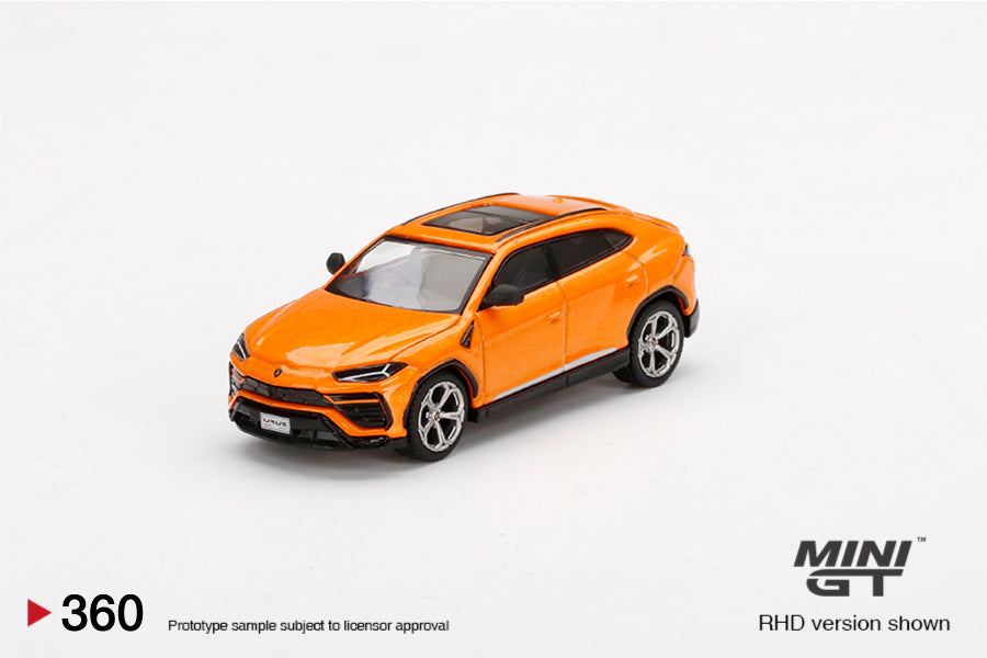 1:64 Mini GT #360 Lamborghini Urus Arancio Borealis Limited Edition mgt00360