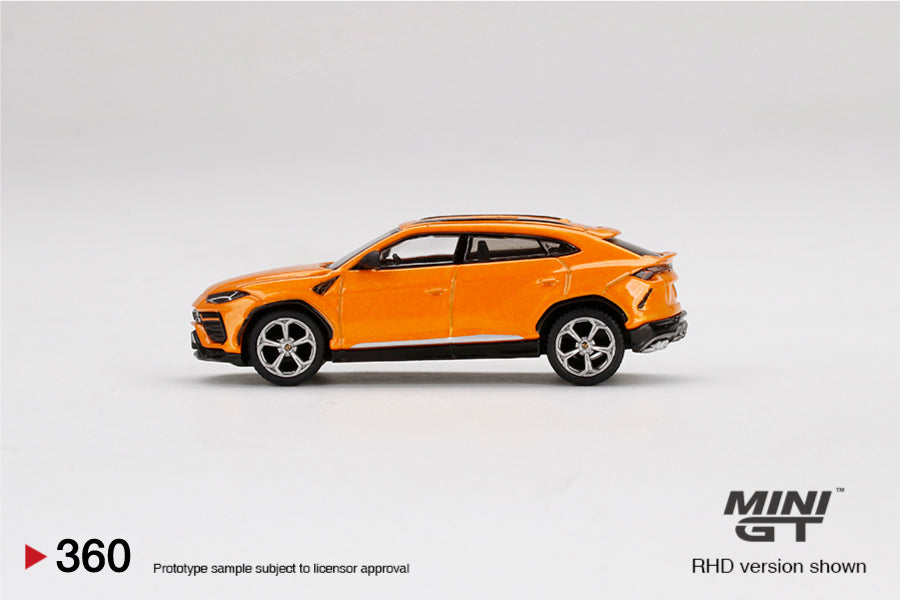 1:64 Mini GT #360 Lamborghini Urus Arancio Borealis Limited Edition mgt00360