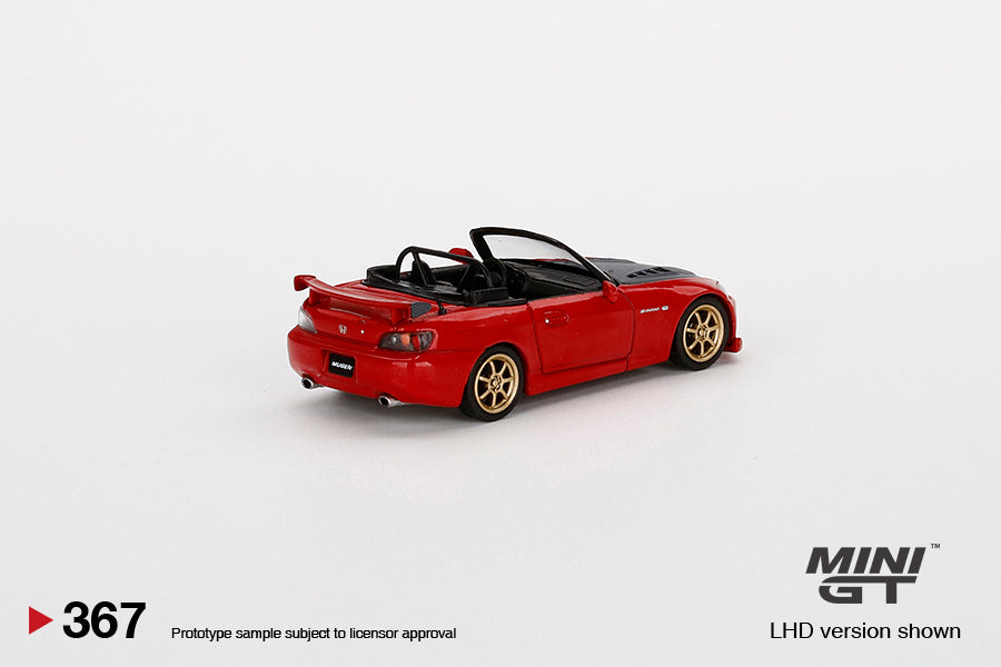 1:64 Mini GT #367 Honda S2000 (AP2) Mugen New Formula Red Limited Edition mgt00367