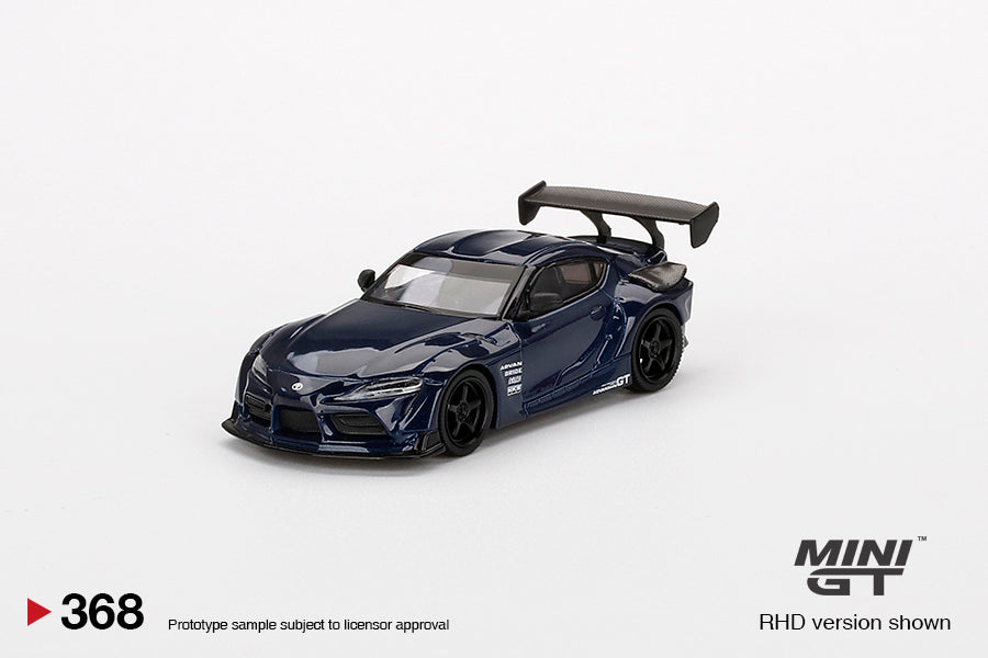 1:64 Mini GT #368 HKS Toyota GR Supra (A90) Downshift Blue Limited Edition MGT00368