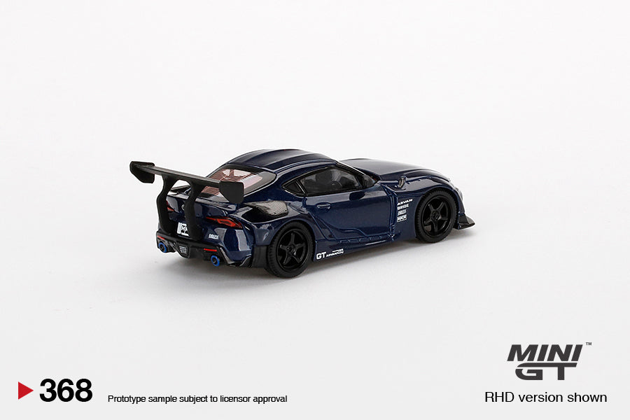 1:64 Mini GT #368 HKS Toyota GR Supra (A90) Downshift Blue Limited Edition MGT00368