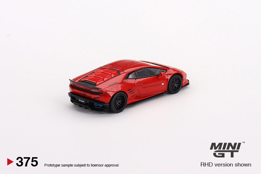 1/64 Mini GT #375 LB★WORKS Lamborghini Huracan ver. 2 Red Limited Edition mgt00375