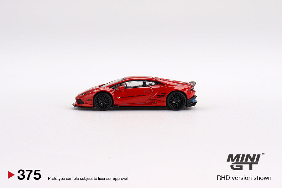 1/64 Mini GT #375 LB★WORKS Lamborghini Huracan ver. 2 Red Limited Edition mgt00375