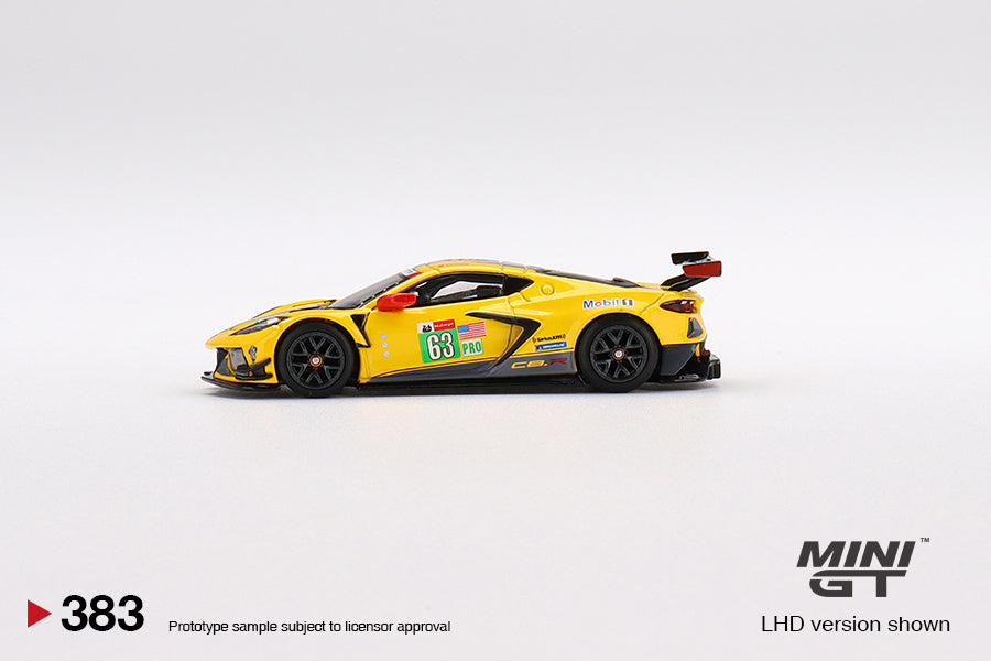 1:64 Mini GT #383 Chevrolet Corvette C8.R #63 Corvette Racing 2021 Le Mans 24 Hrs GTE PRO 2nd Place Limited Edition MGT00383