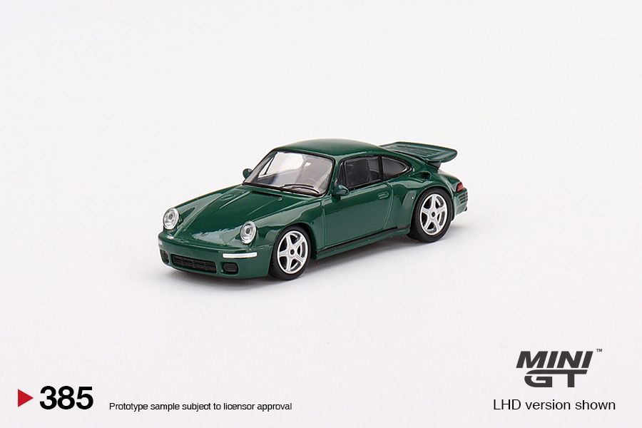 1/64 Mini GT #385 RUF CTR Anniversary Irish Green Limited Edition mgt00385