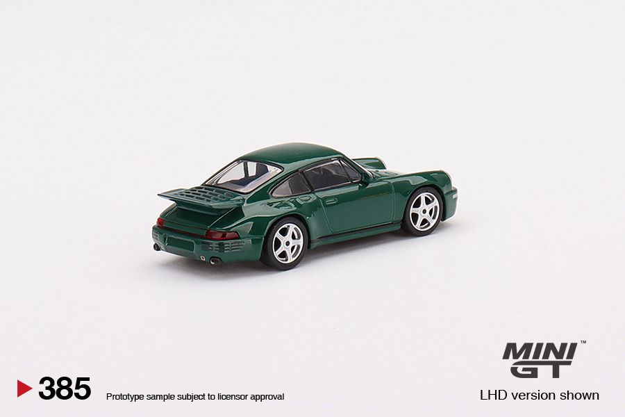 1/64 Mini GT #385 RUF CTR Anniversary Irish Green Limited Edition mgt00385