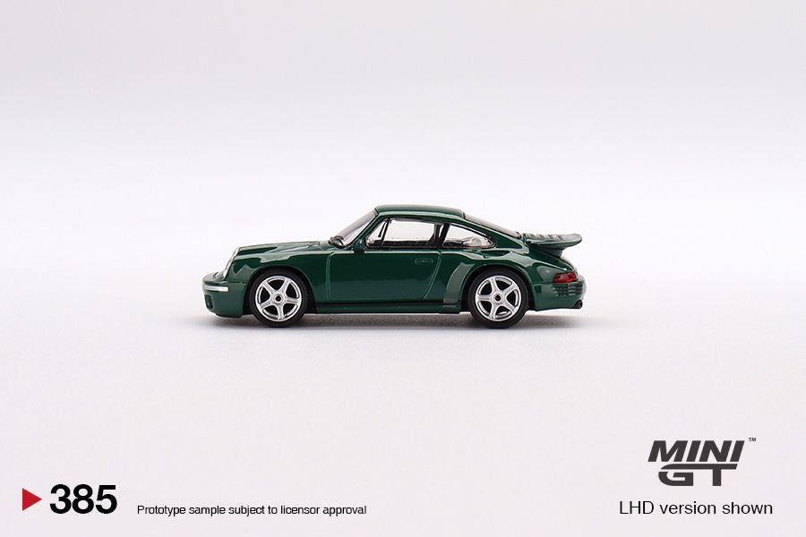 1/64 Mini GT #385 RUF CTR Anniversary Irish Green Limited Edition mgt00385