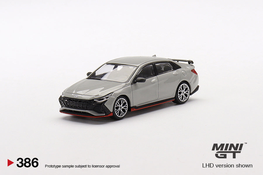 1:64 Mini GT #386 Hyundai Elantra N Cyber Grey Limited Edition mgt00386