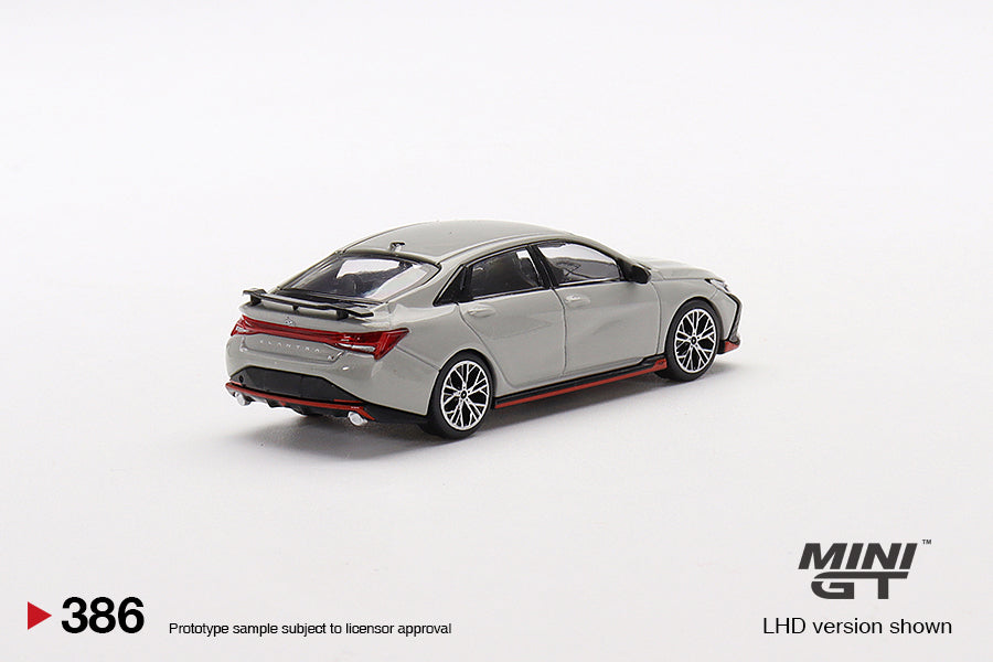 1:64 Mini GT #386 Hyundai Elantra N Cyber Grey Limited Edition mgt00386