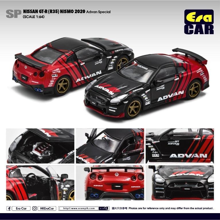1:64 ERA Car Nissan GT-R R35 NISMO ADVAN Yokohama Limited 1,200 Pcs NS20GTRSP34