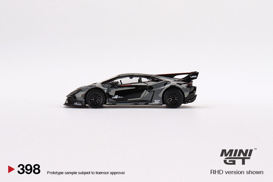 1/64 Mini GT #398 LB★WORKS Lamborghini Huracán GT Digital Camouflage Limited Edition mgt00398