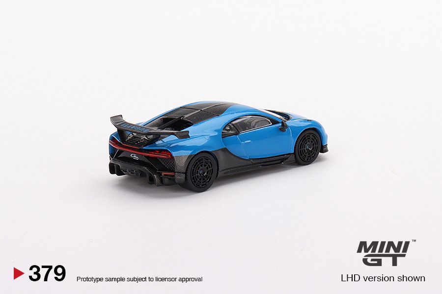 1/64 Mini GT #379 Bugatti Chiron Pur Sport Blue Limited Edition mgt00379