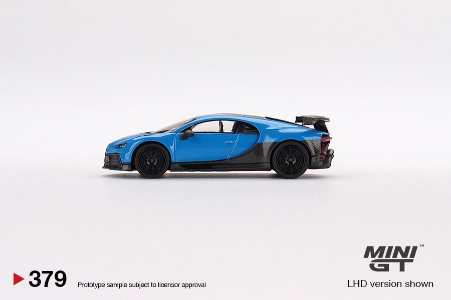 1/64 Mini GT #379 Bugatti Chiron Pur Sport Blue Limited Edition mgt00379
