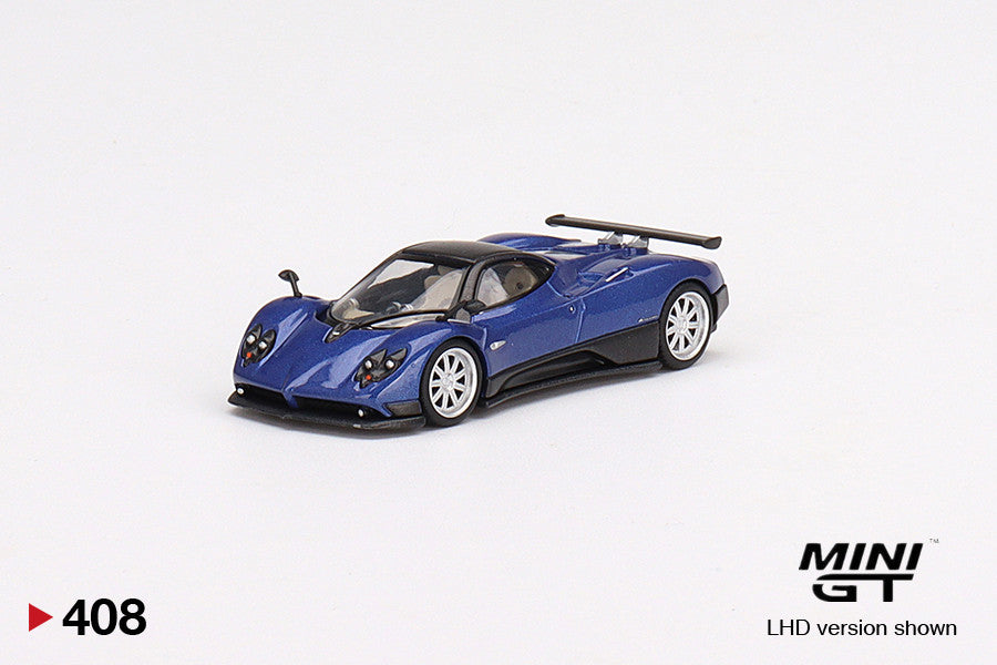 1:64 Mini GT #408 Pagani Zonda F Blu Argentina Limited Edition mgt00408
