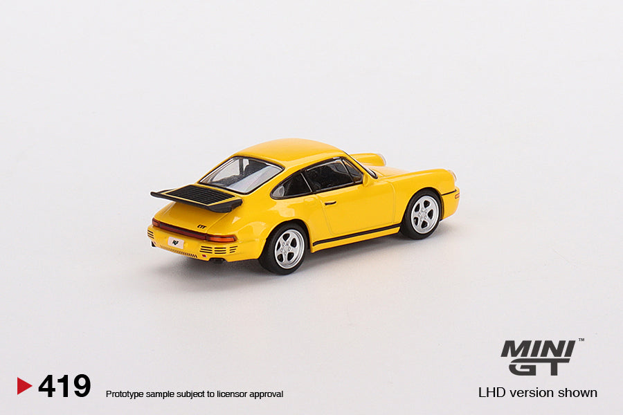 1:64 Mini GT #419 RUF CTR 1987 Blossom Yellow Limited Edition mgt00419
