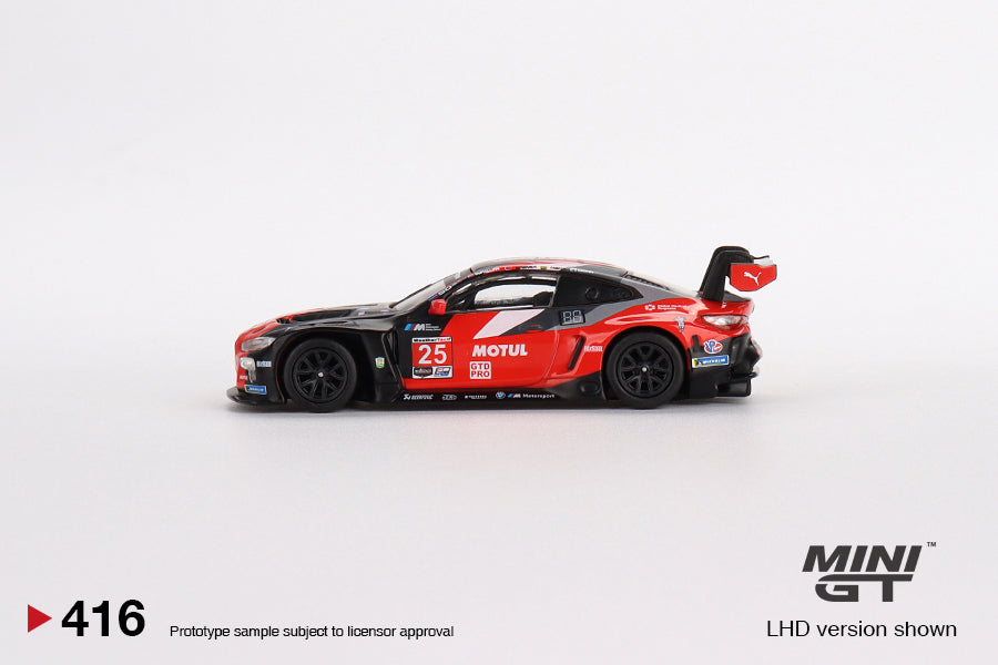 1:64 Mini GT #416 BMW M4 GT3 #25 BMW Team RLL 2022 IMSA Daytona 24 Hrs Limited Edition mgt00416