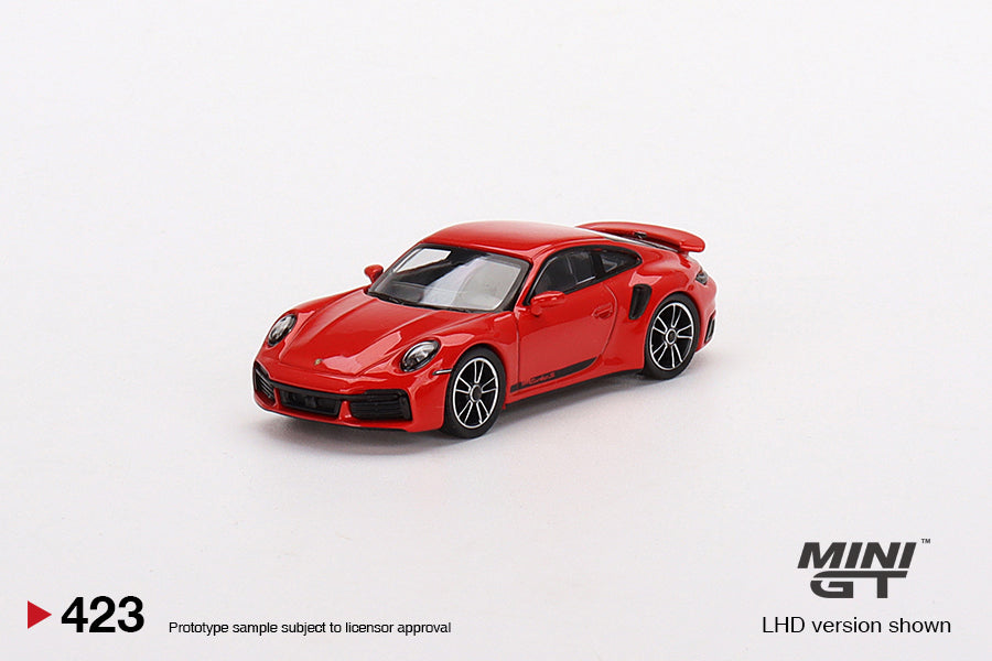 1/64 MINI GT #423 Porsche 911 Turbo S Guards Red Limited Edition mgt00423