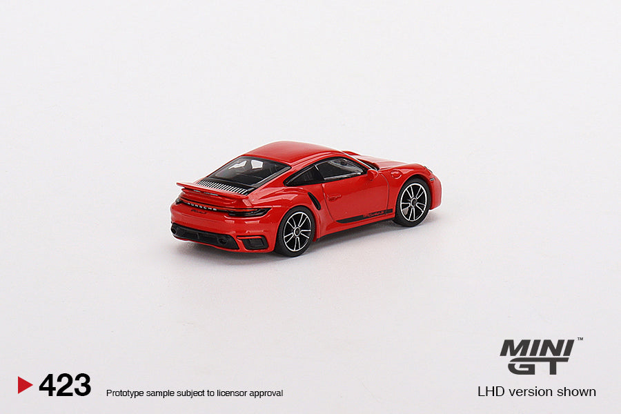 1/64 MINI GT #423 Porsche 911 Turbo S Guards Red Limited Edition mgt00423