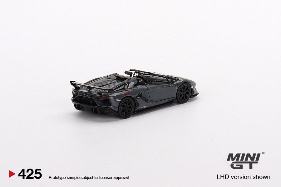 Mini GT 1:64 Mijo Exclusives Lamborghini Aventador SVJ Roadster Griglo Telesto #425 Limited Edition MGT00425