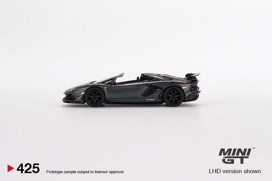 Mini GT 1:64 Mijo Exclusives Lamborghini Aventador SVJ Roadster Griglo Telesto #425 Limited Edition MGT00425