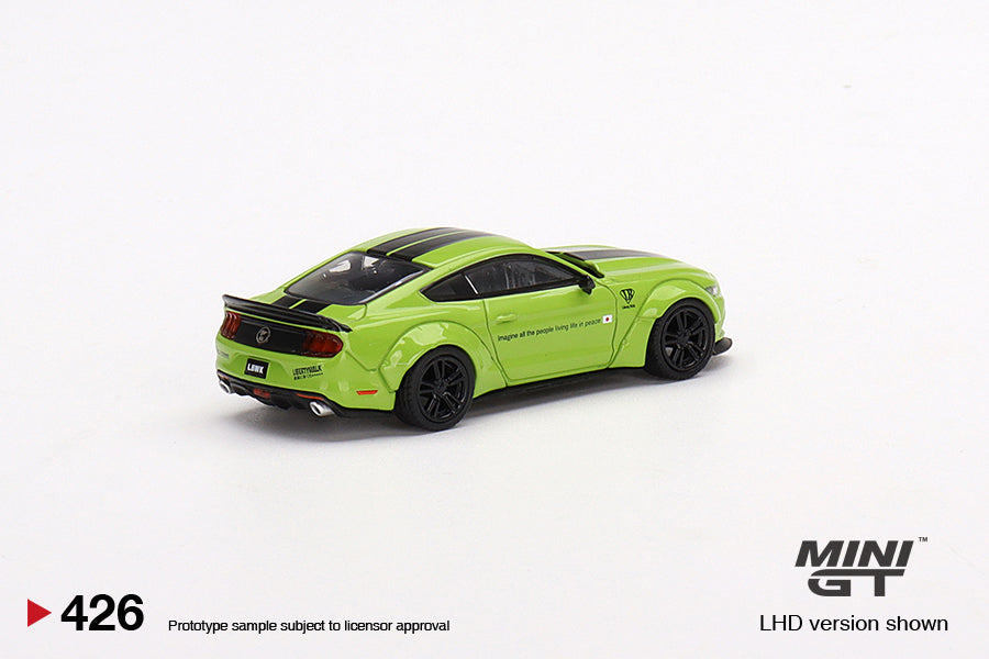 1:64 Mini GT #426 LB-WORKS Ford Mustang Grabber Lime Limited Edition mgt00426