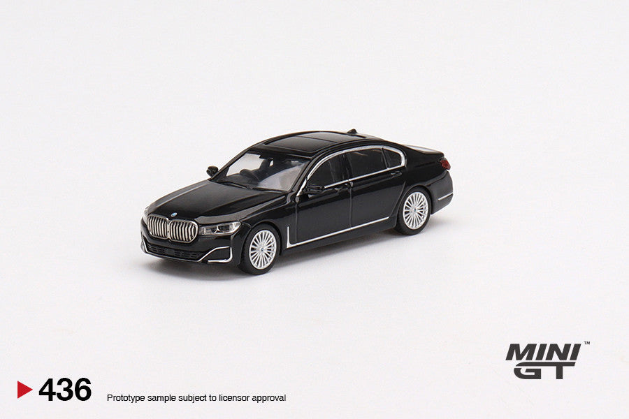 1:64 Mini GT #436 BMW 750Li xDrive Black Sapphire Limited Edition mgt00436