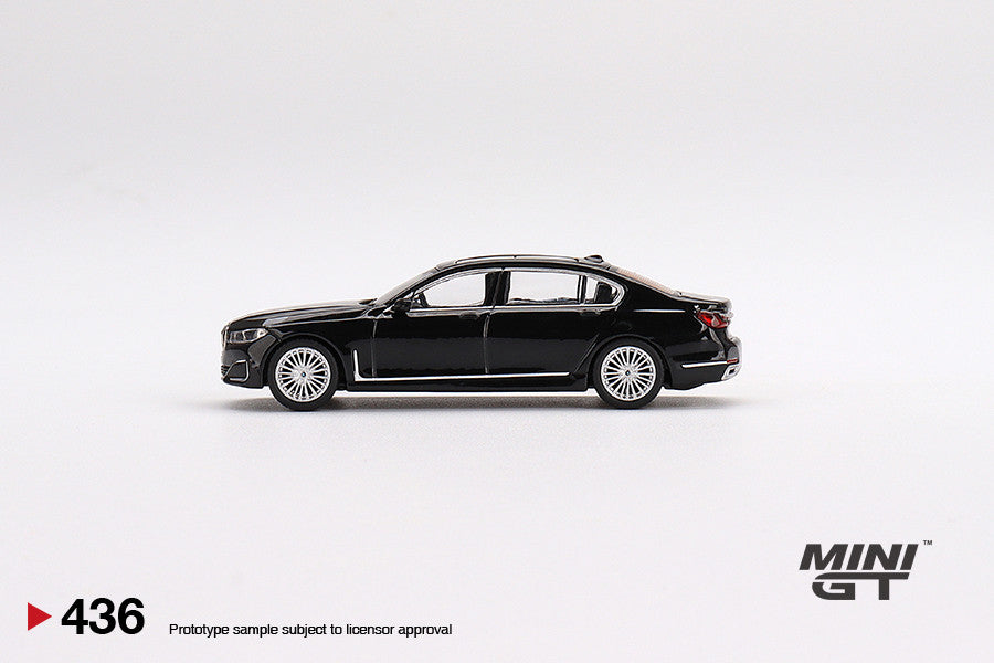 1:64 Mini GT #436 BMW 750Li xDrive Black Sapphire Limited Edition mgt00436