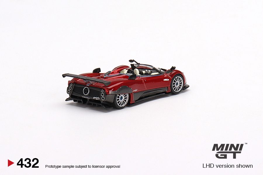1:64 Mini GT #432 Pagani Zonda HP Barchetta Rosso Dubai Limited Edition MGT00432