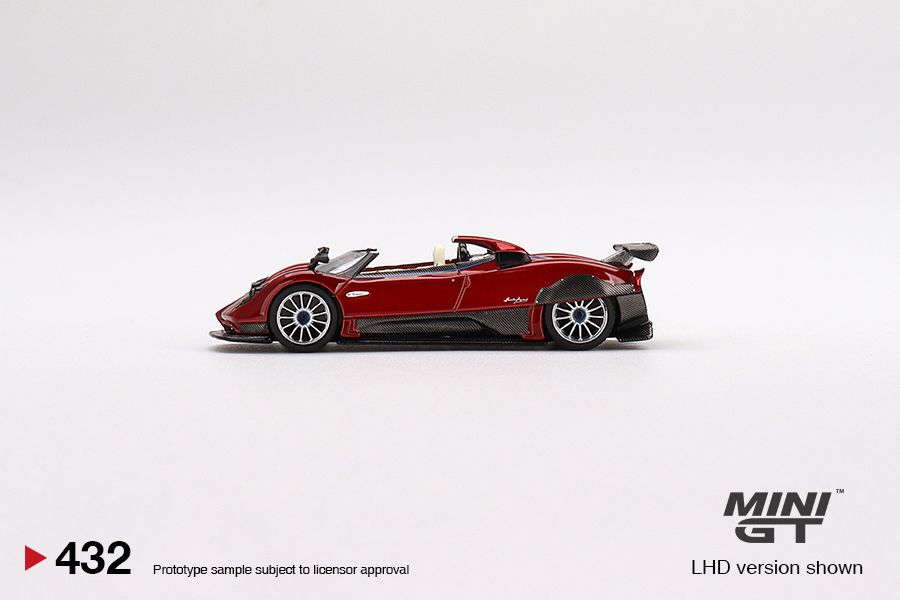 1:64 Mini GT #432 Pagani Zonda HP Barchetta Rosso Dubai Limited Edition MGT00432