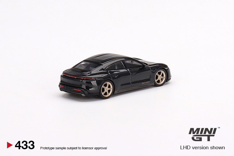 1:64 Mini GT #433 Porsche Taycan Turbo S Volcano Grey Metallic Limited Edition mgt00433