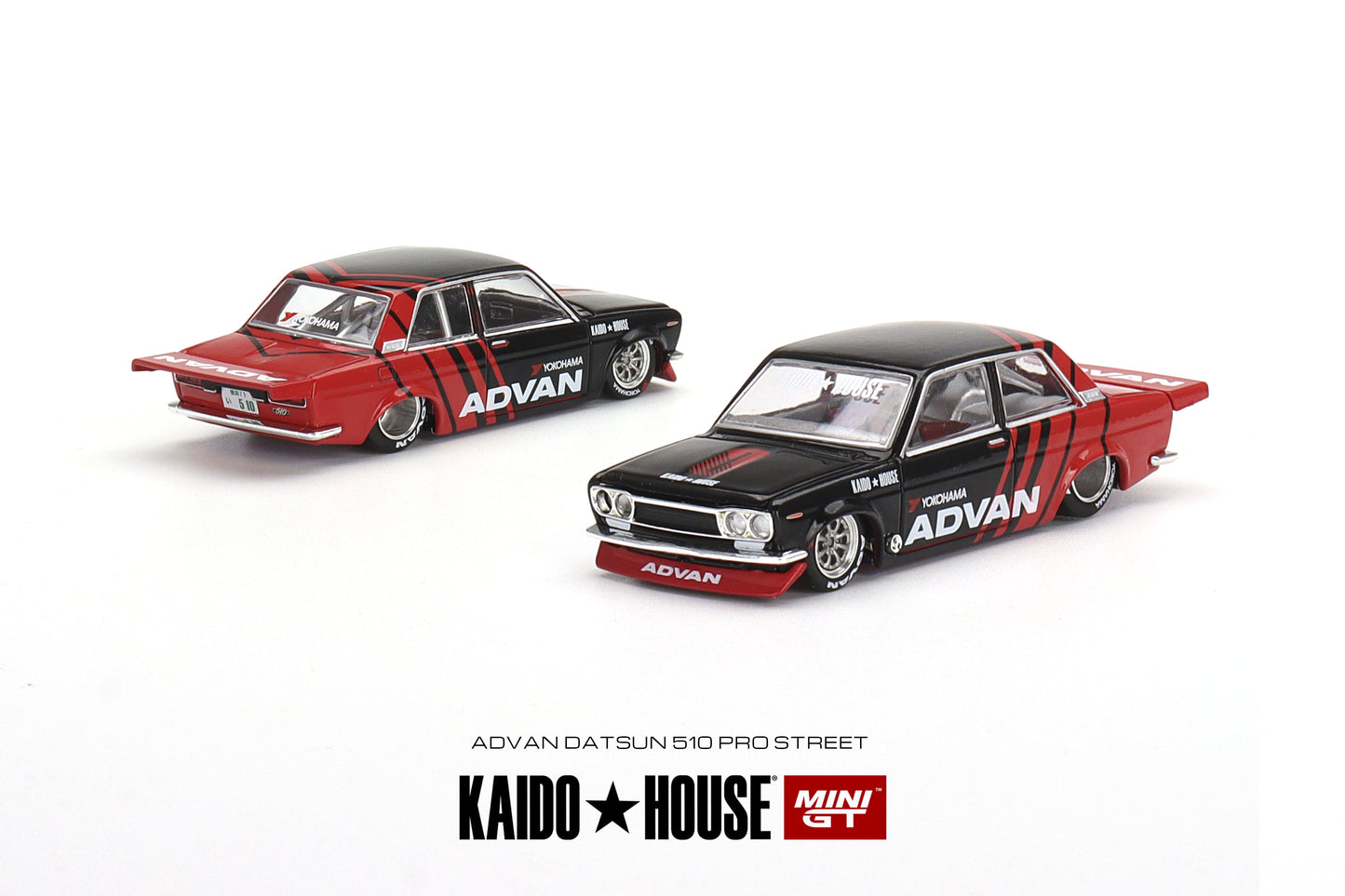 1/64 Kaido House x Mini GT Datsun 510 Pro Street Advan Yokohama Limited Edition KHMG032 SEALED