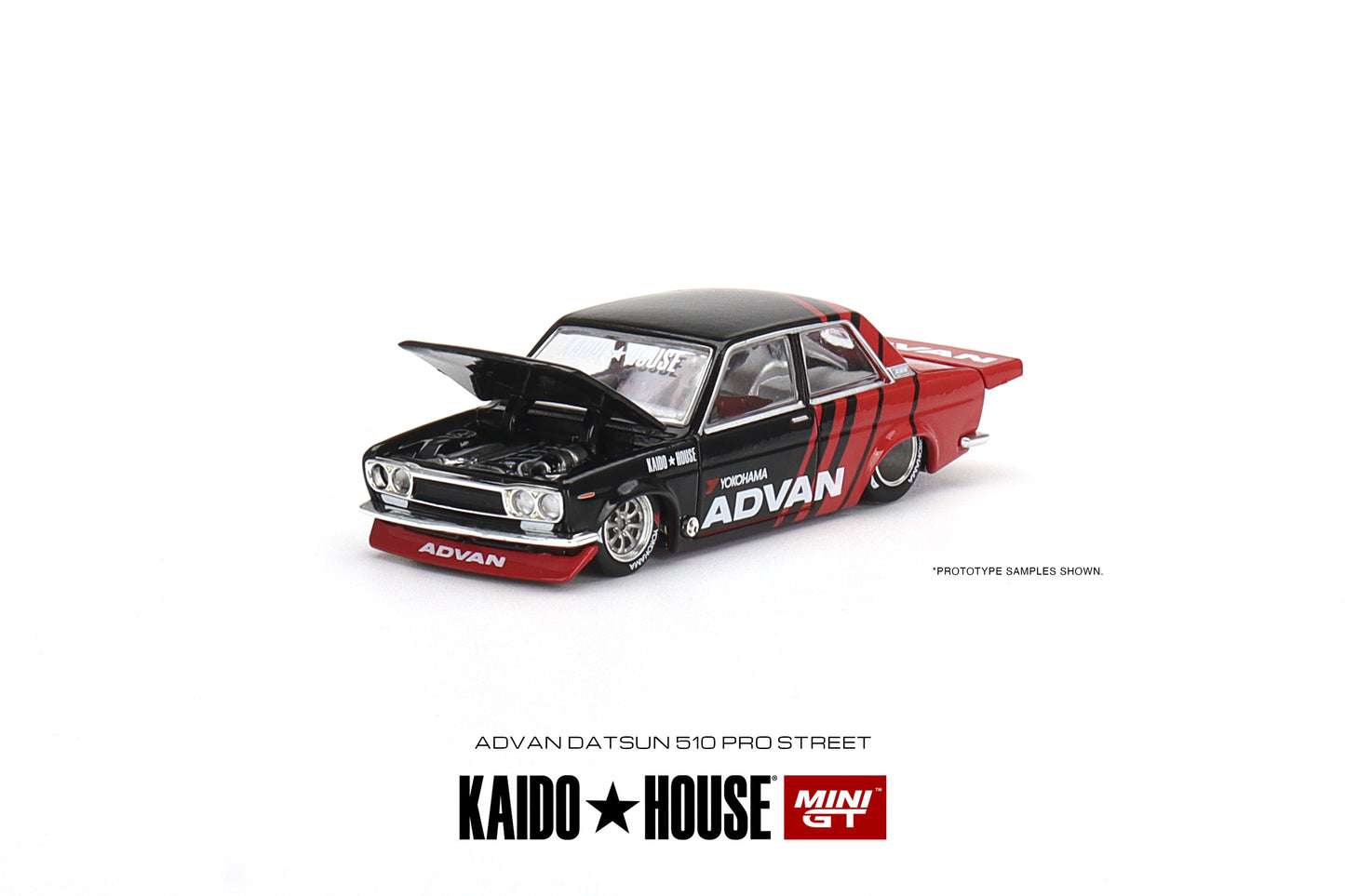 1/64 Kaido House x Mini GT Datsun 510 Pro Street Advan Yokohama Limited Edition KHMG032 SEALED