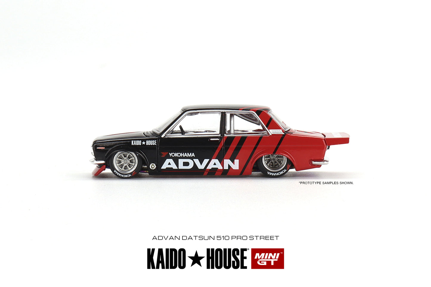 1/64 Kaido House x Mini GT Datsun 510 Pro Street Advan Yokohama Limited Edition KHMG032 SEALED