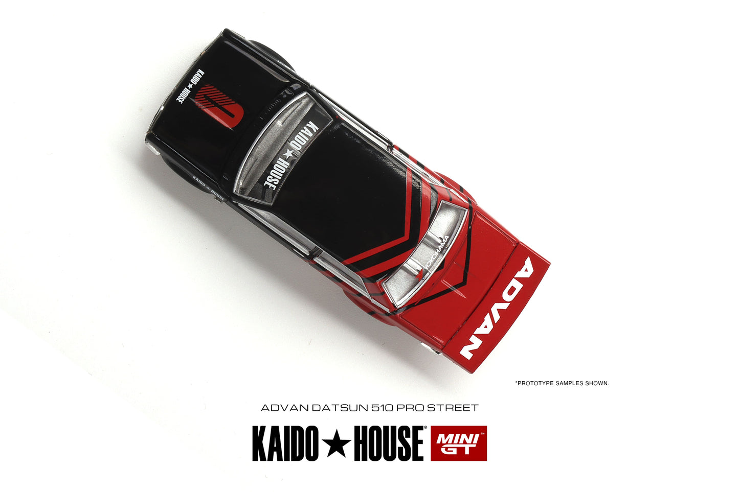 1/64 Kaido House x Mini GT Datsun 510 Pro Street Advan Yokohama Limited Edition KHMG032 SEALED