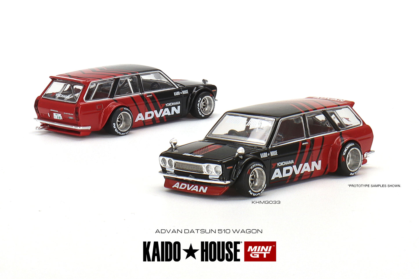 1:64 Mini GT Kaido House Datsun 510 Pro Street Wagon Advan Yokohama Limited Edition KHMG033 SEALED