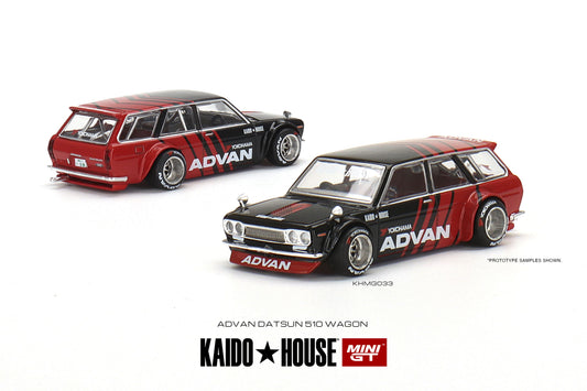 1:64 Mini GT Kaido House Datsun 510 Pro Street Wagon Advan Yokohama Limited Edition KHMG033 SEALED